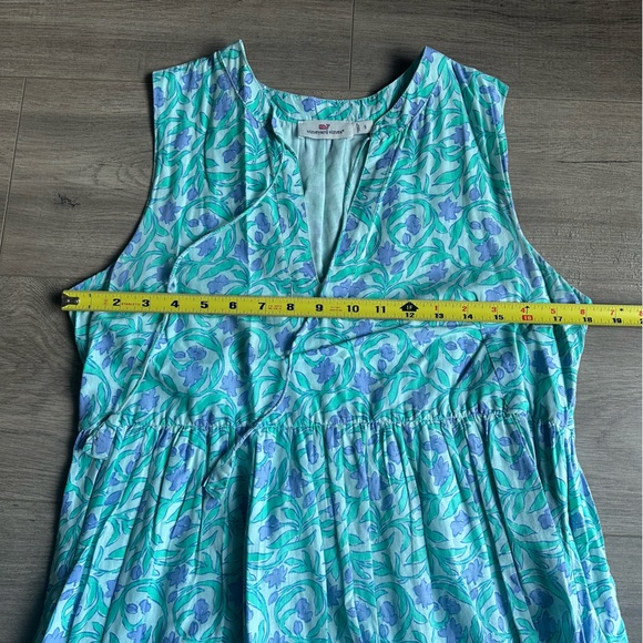EUC Vineyard Vines Guana Sleeveless Floral Print Midi Dress - size small - Picture 3 of 6